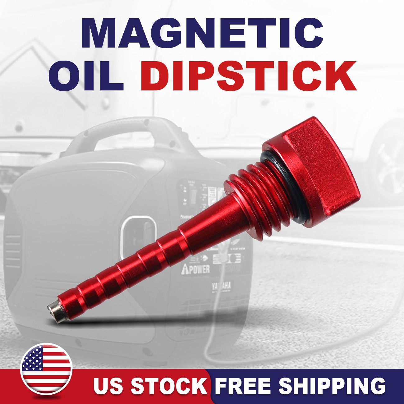 Magnetic Oil Dipstick For A iPower SC2000i Yamaha 2000/1600 W Inverter Generator