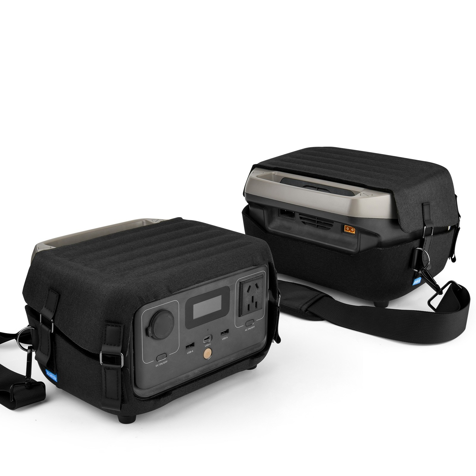 For EcoFlow River 2 Protective Case with Shoulder Strap