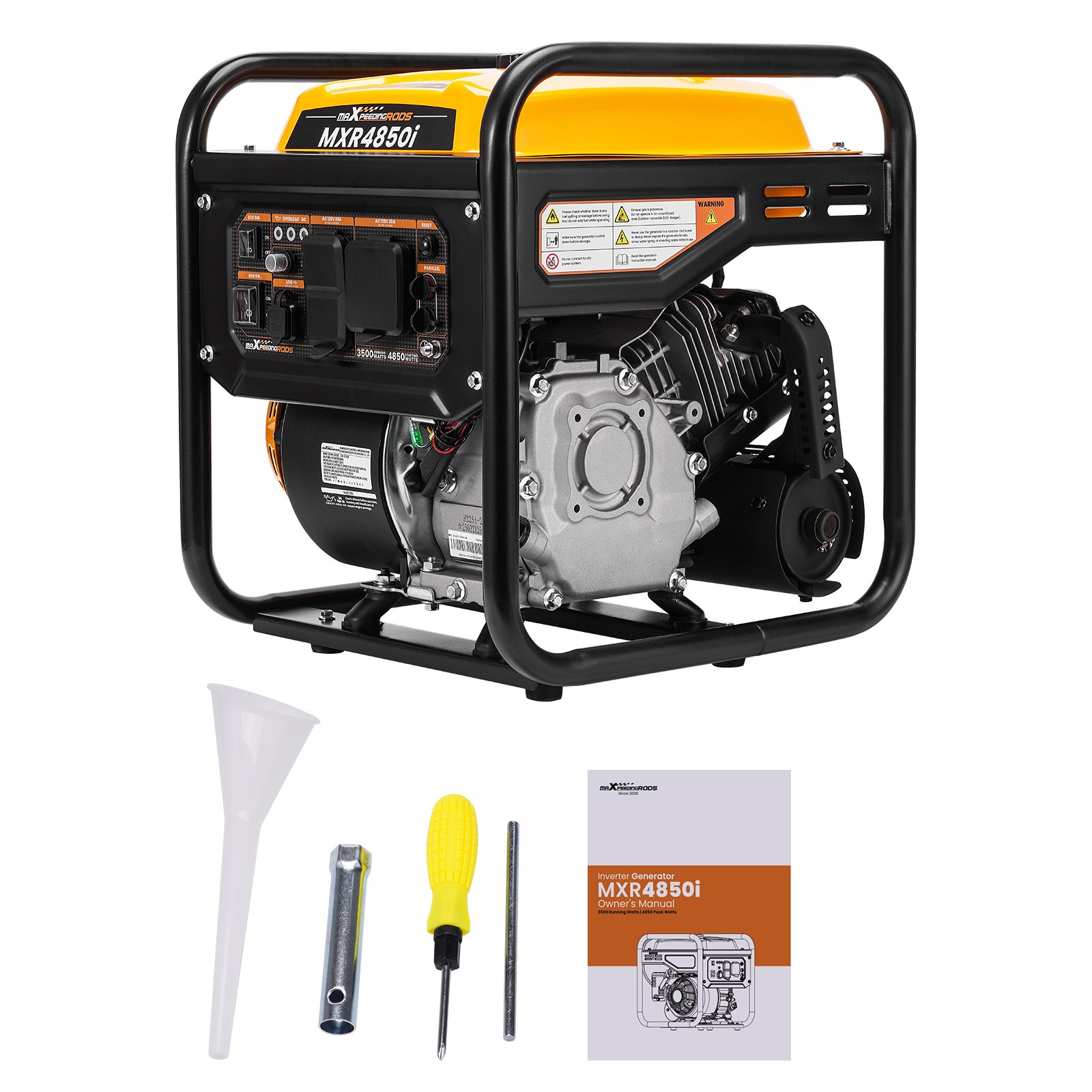 3500 Watt Generators Portable Gasoline Inverter Generator Compact Suitcase RV