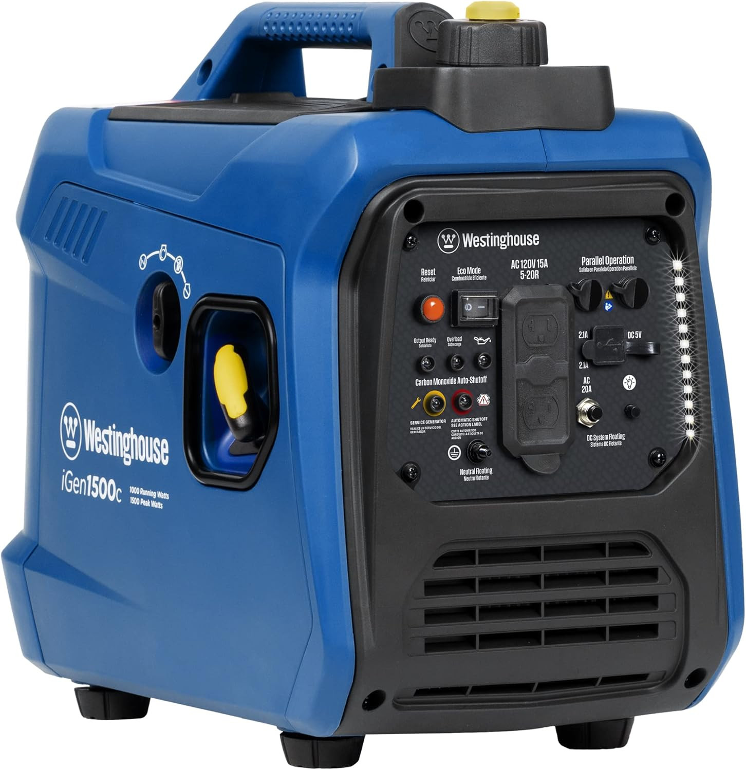 Westinghouse 1500 Peak Watt Super Quiet & Lightweight Portable Inverter Generato