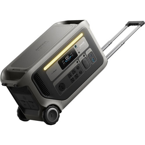 Anker SOLIX F3000 Black Long Lasting Portable Power Station with Transfer Switch