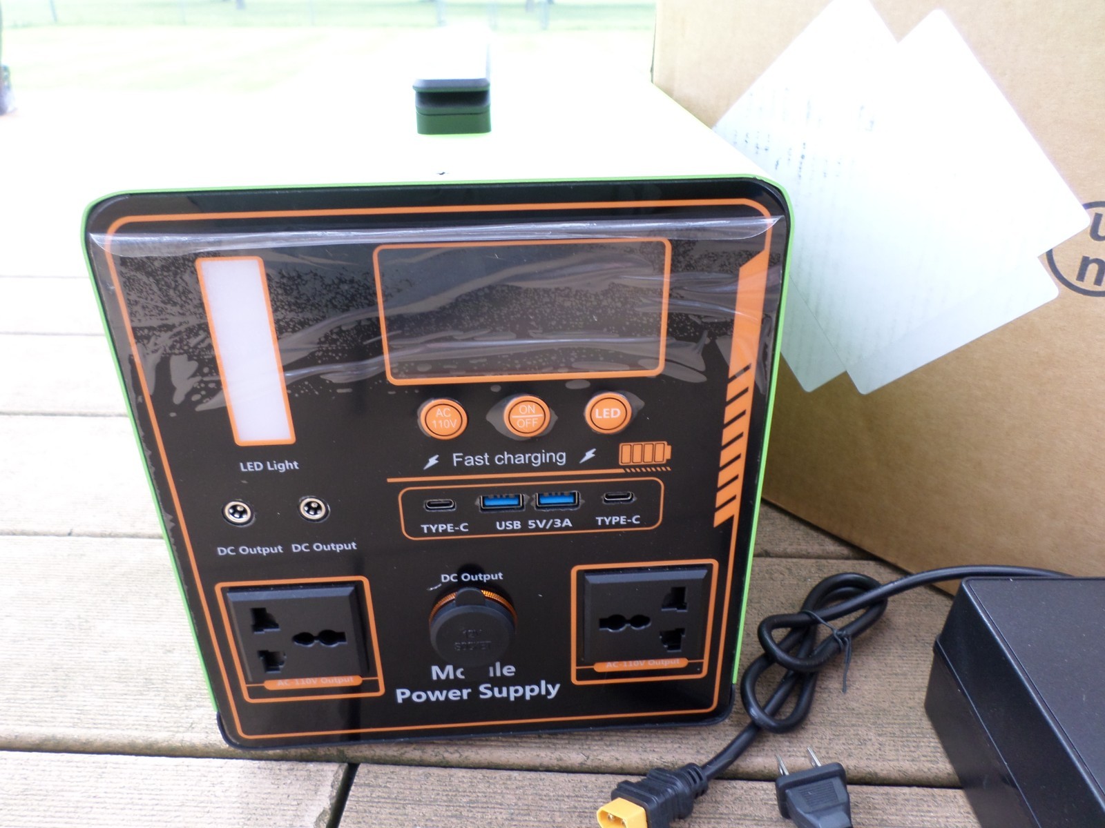 DBPower Portable Power Station 1216Wh 1200W Automotive Grade LiFePO4 Battery NEW