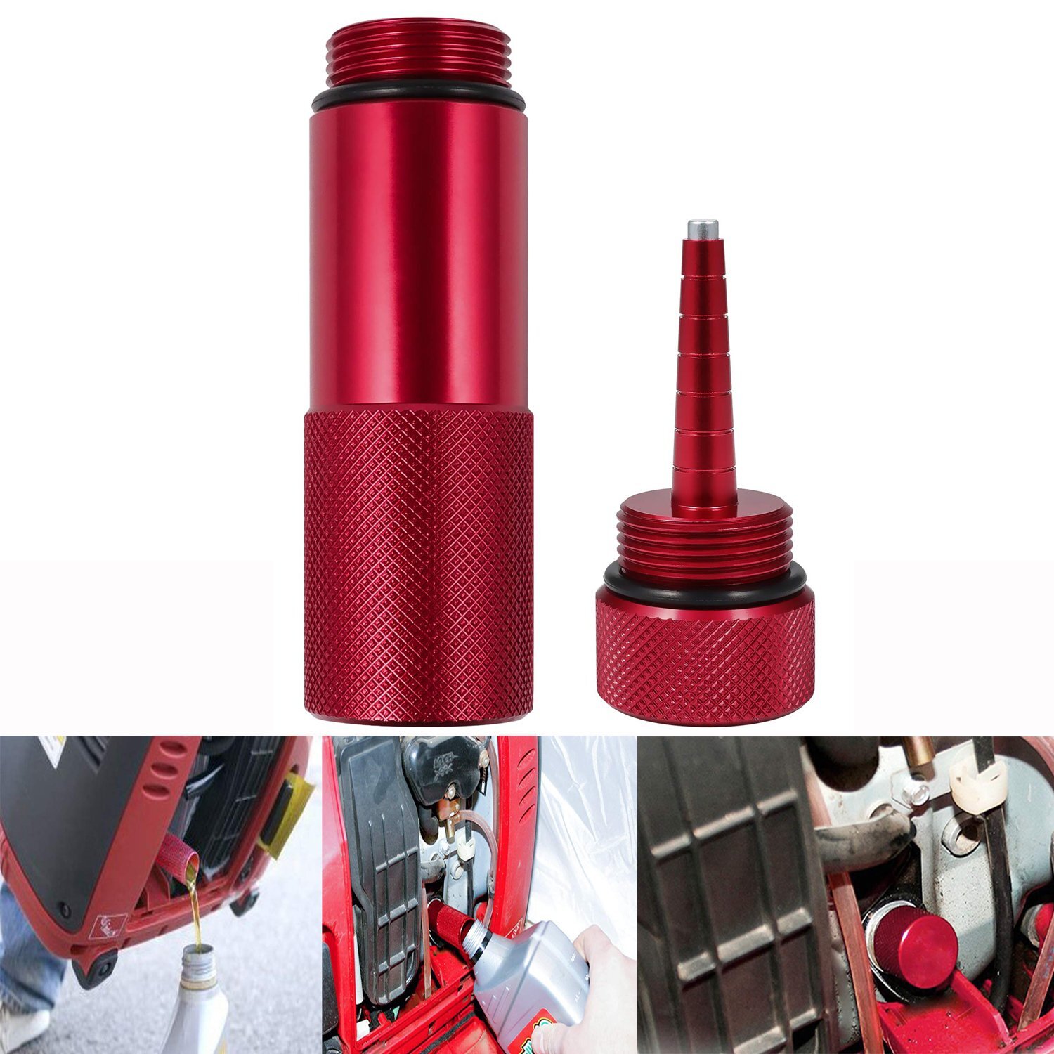 Mess Free Oil Change Funnel & Magnetic Dipstick for New Honda Generator EU2200i