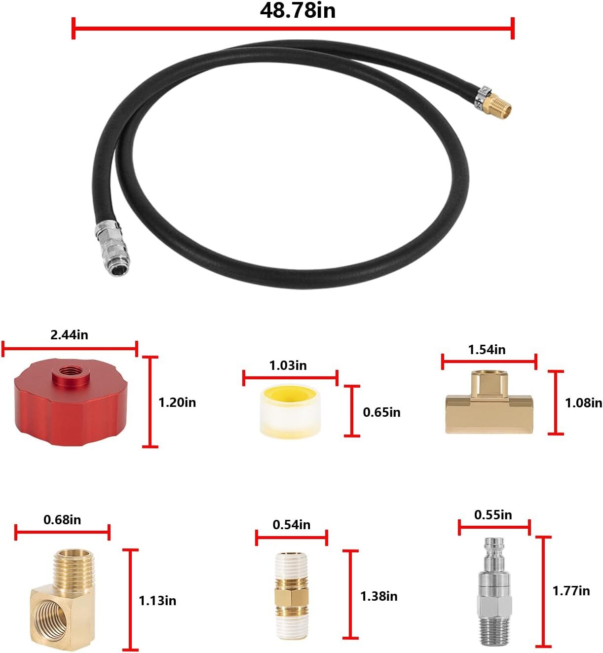 For Honda EU1000i / EU2000i / EU2200i HND1.2CD Dual System Extended Run Fuel Kit