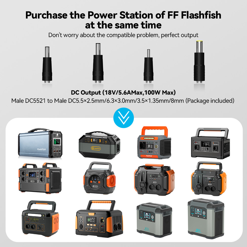 Flashfish E200 Solar Generator 200W 151Wh+100W 18V Solar Panel Refurbished