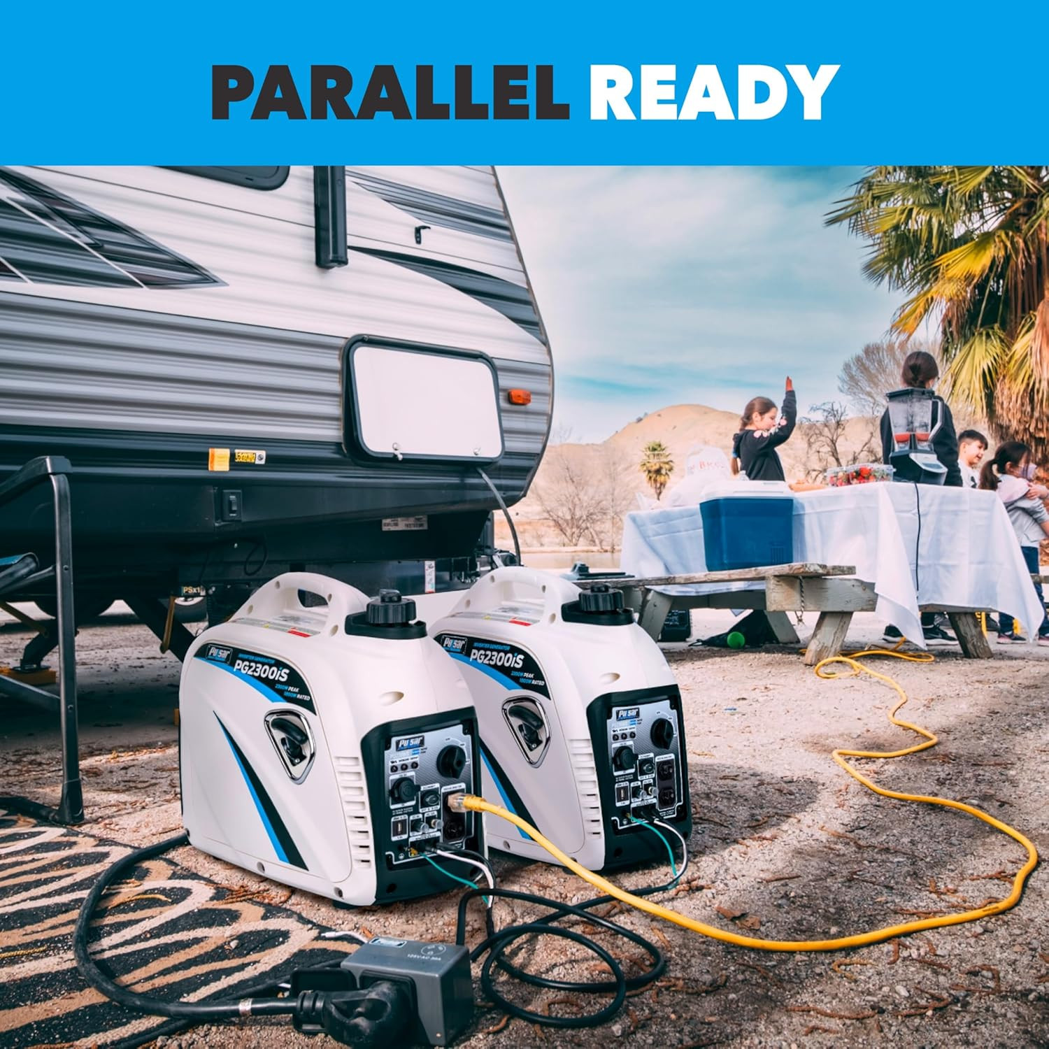 Pg2300Is 2,300W Portable Super Quiet Gas-Powered Inverter Generator with USB Out