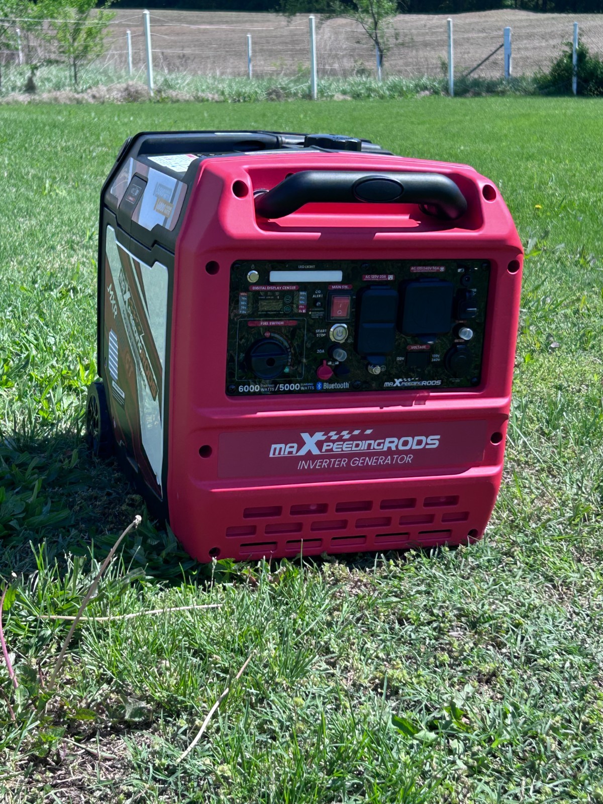 6000W Inverter Generator 120/240V 50A RV Backup. Bluetooth Remote Start