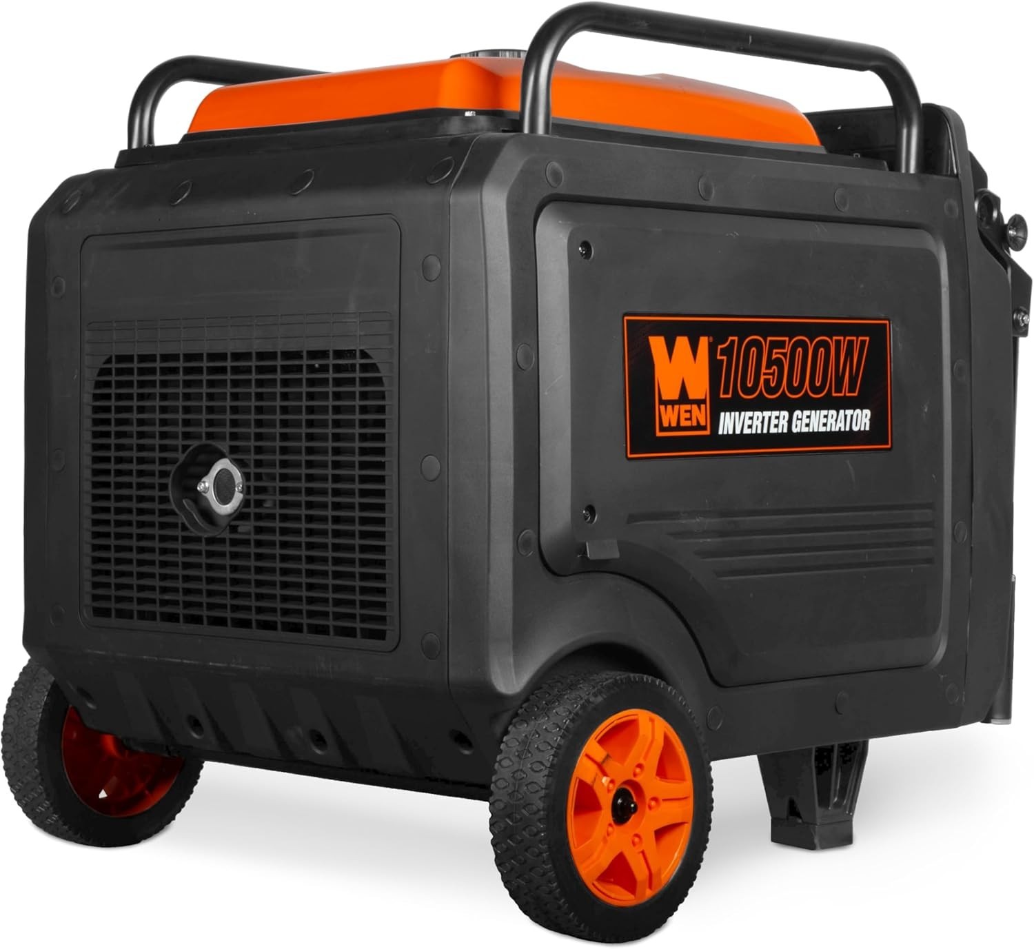 WEN 10,500W Quiet Portable Tri-Fuel Inverter Generator, Electric Start CO Sensor