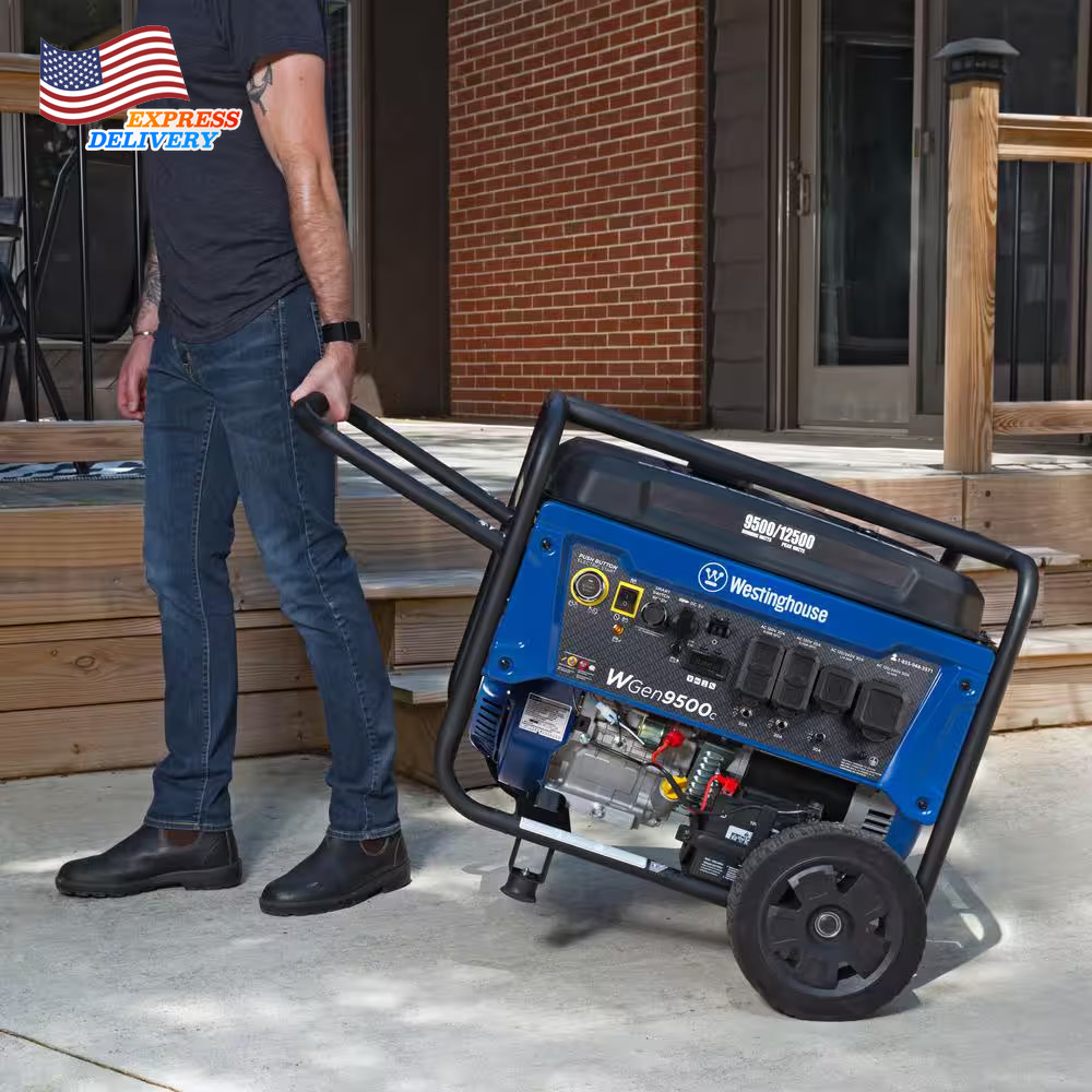 Westinghouse 12500 Watt Gas Powered Portable Generator Remote Electric Start