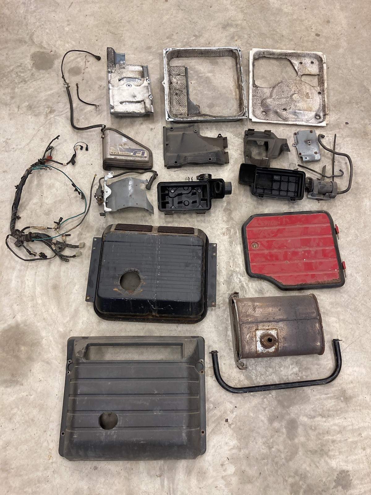 Es6500 Honda Generator Parts Motor Wiring Panels Air box Muffler