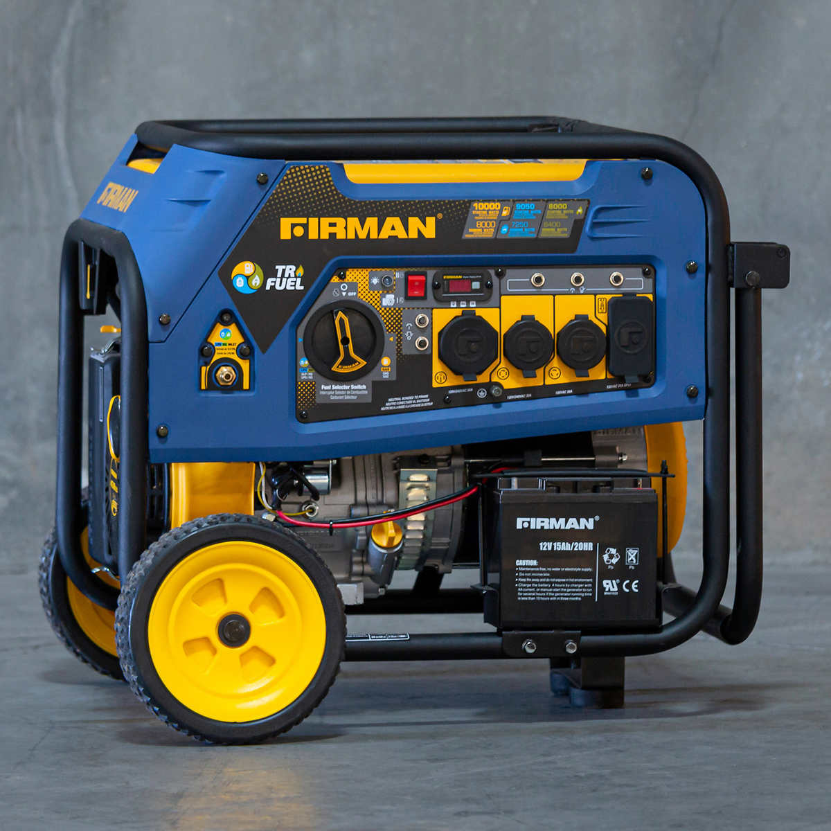 Firman T07571 9400W Peak 7500W Running Tri Fuel (GAS, LPG, NG Portable Generator