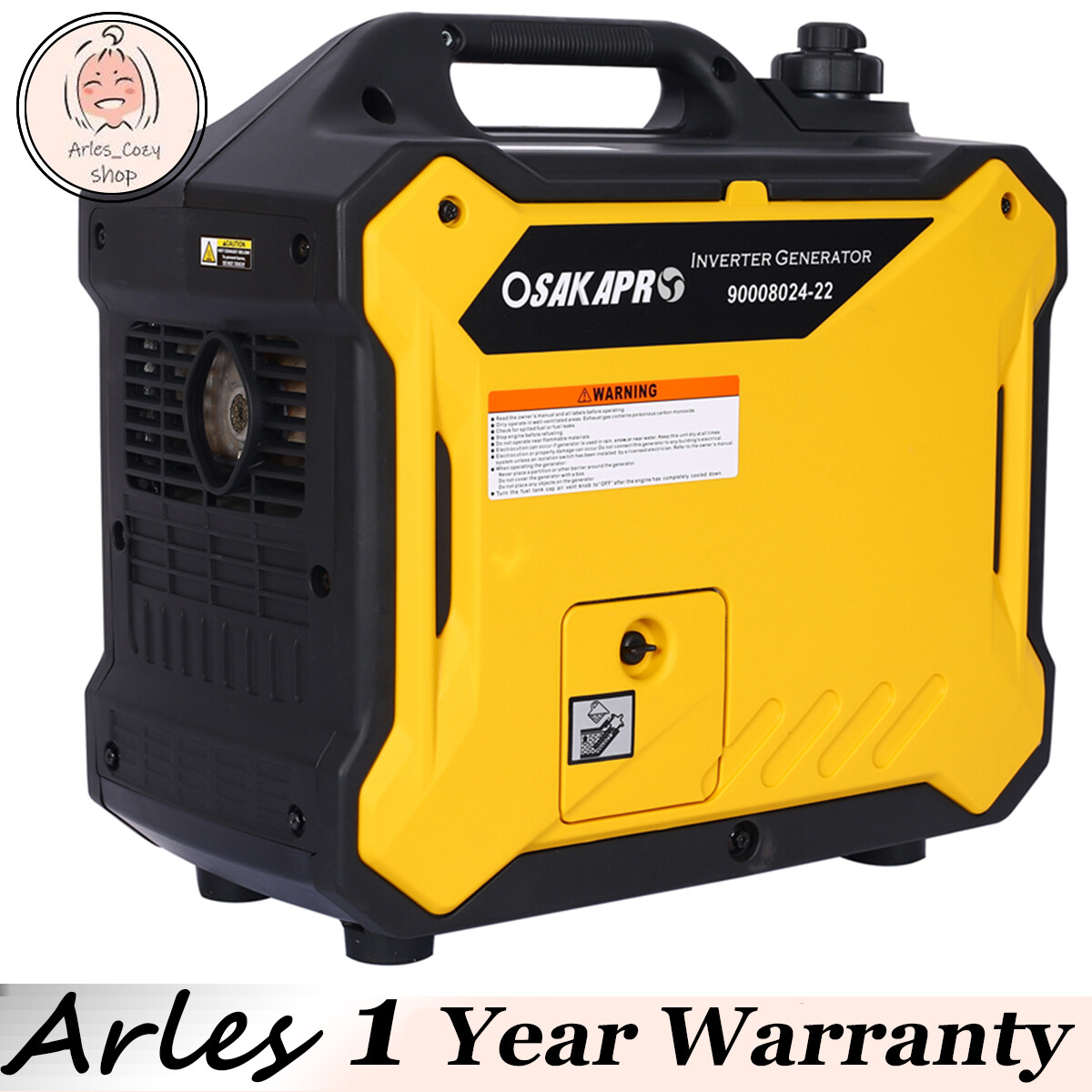 Super Quiet Inverter Generator 2000w Portable Generator EPA Compliant 120V