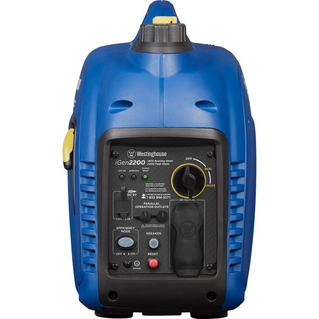 Westinghouse iGen2200 2200 watt Super Portable Gas Powered Inverter Generator