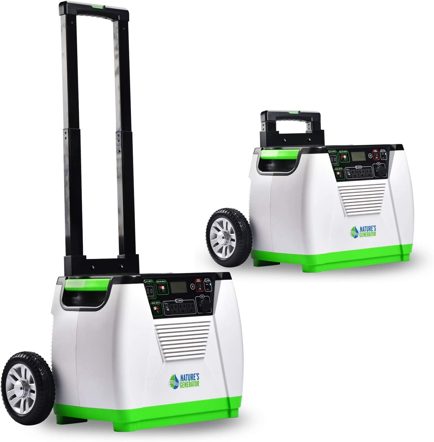 Nature’s Generator 1800 Watt Solar & Wind Portable Inverter Generator HKNGGN