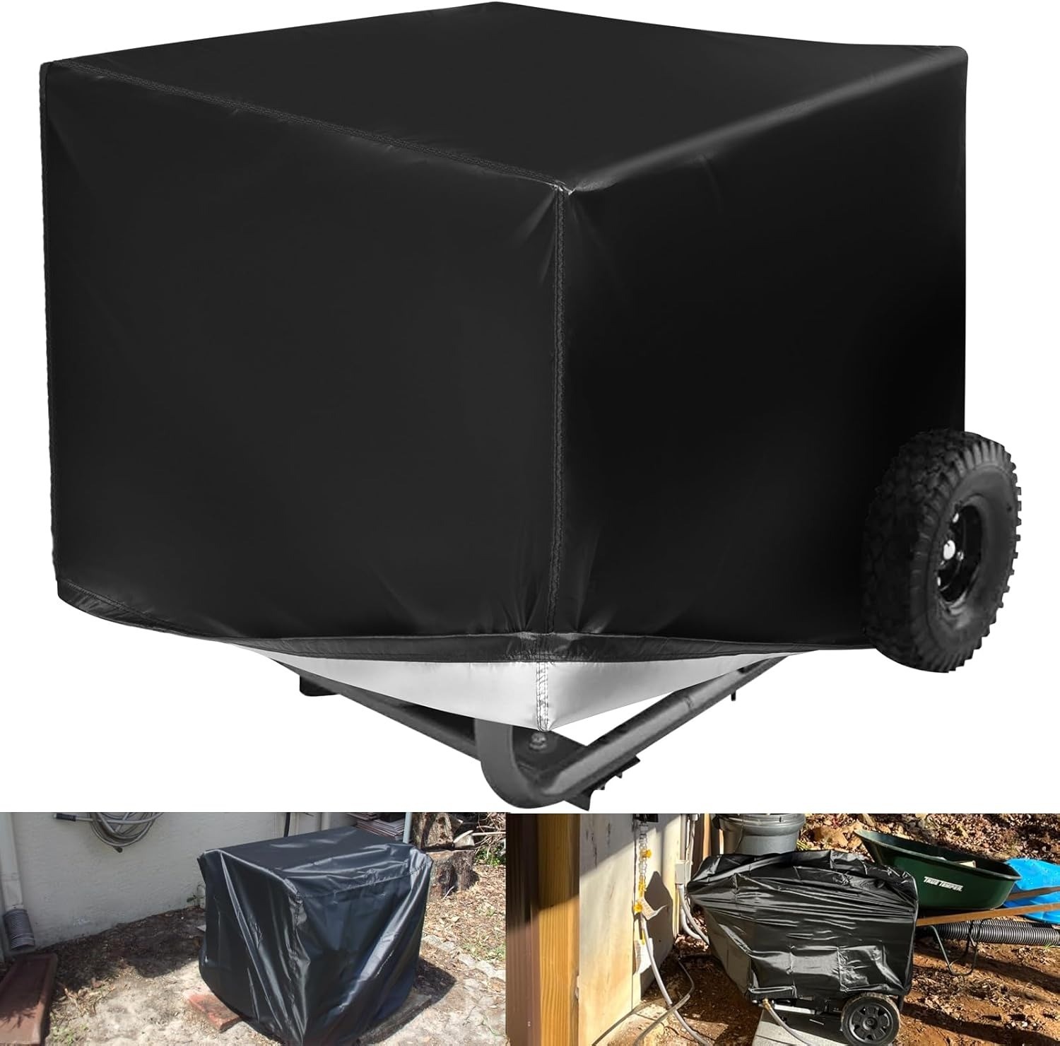 Outdoor Waterproof Generator Cover for WGen2000/3600/5500/7500/9500, Black