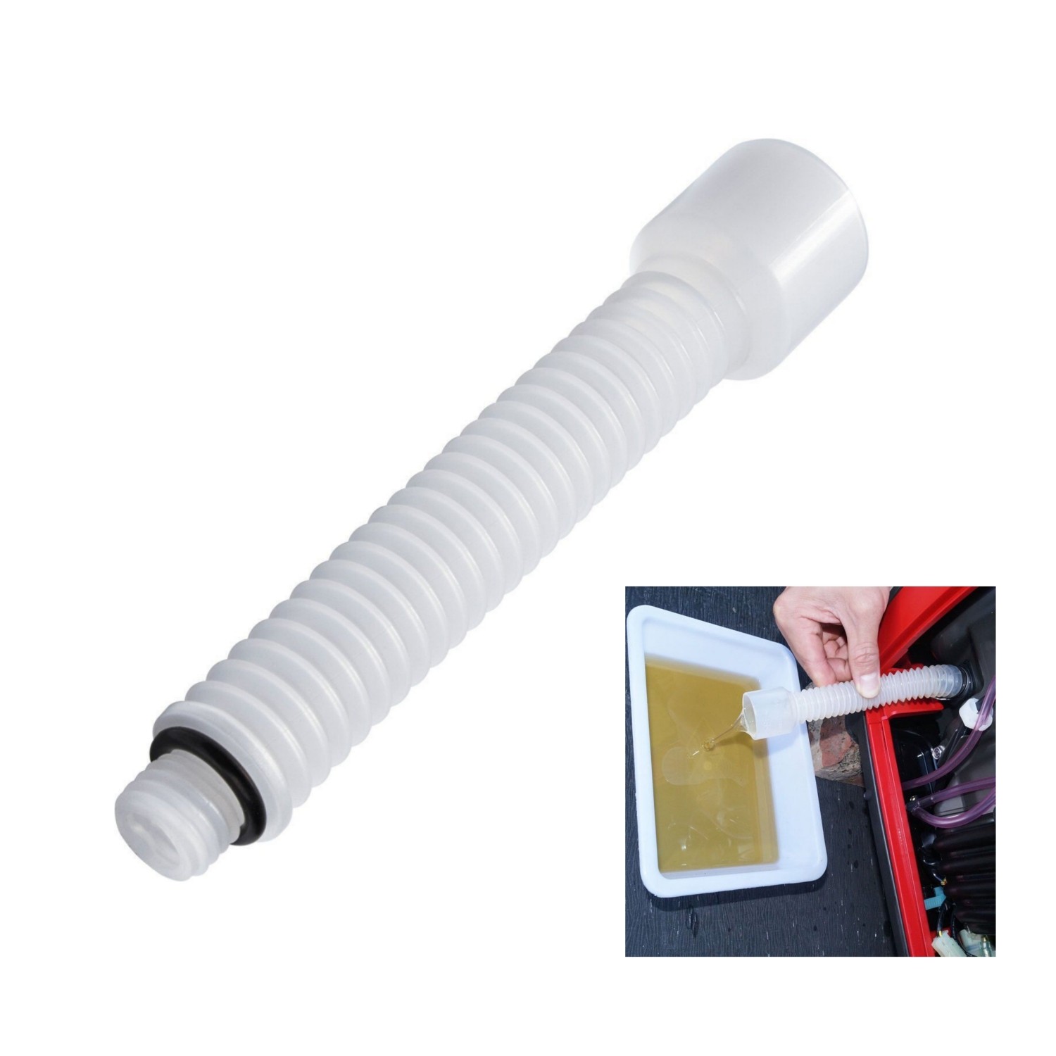 Oil Change Funnel Refueling Pipe Flexible For Honda Generator EU2000i EU3000i