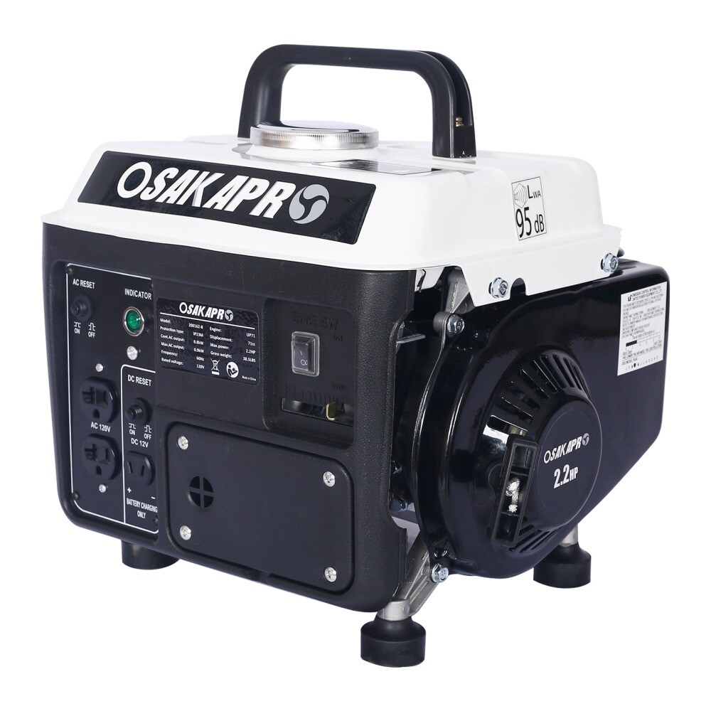 800W Portable Generator Outdoor Low Noise Gas Powered Generator for Home Use