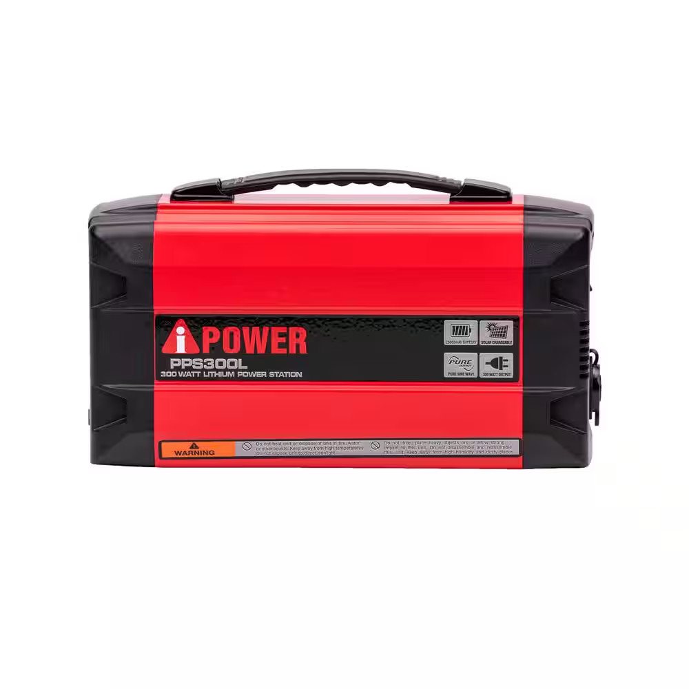 300-Watt Lithium-Ion Manual Start Battery Powered Inverter Generator