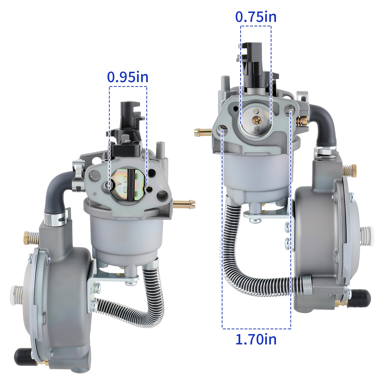 Dual Fuel Carburetor LPG Conversion Kit for Generator GX200 160 168F 170F Engine