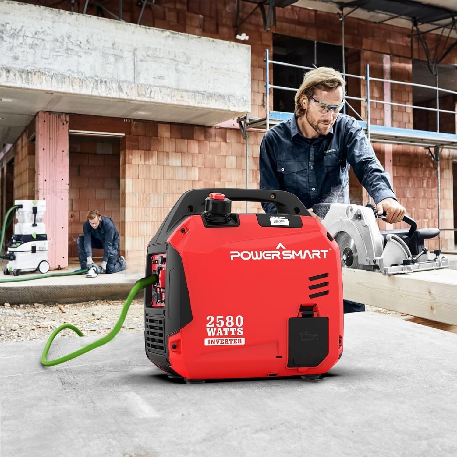 Inverter Generator Gas Powered W/ Super Quiet Technology Low Oil Shutdown Camp