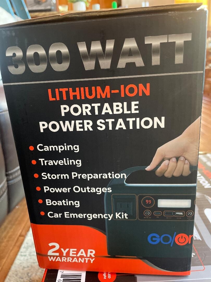 GO/ON 300 WATT Lithium-Ion Portable Power Station