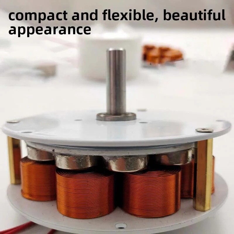 Miniature Disc-type Iron-core Generator – Low Speed – Three-phase AC Generator