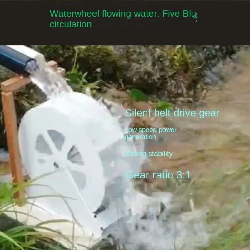 Hydrogenerator Low-speed Disk Power Generator Outdoor Wind and Water Turbines