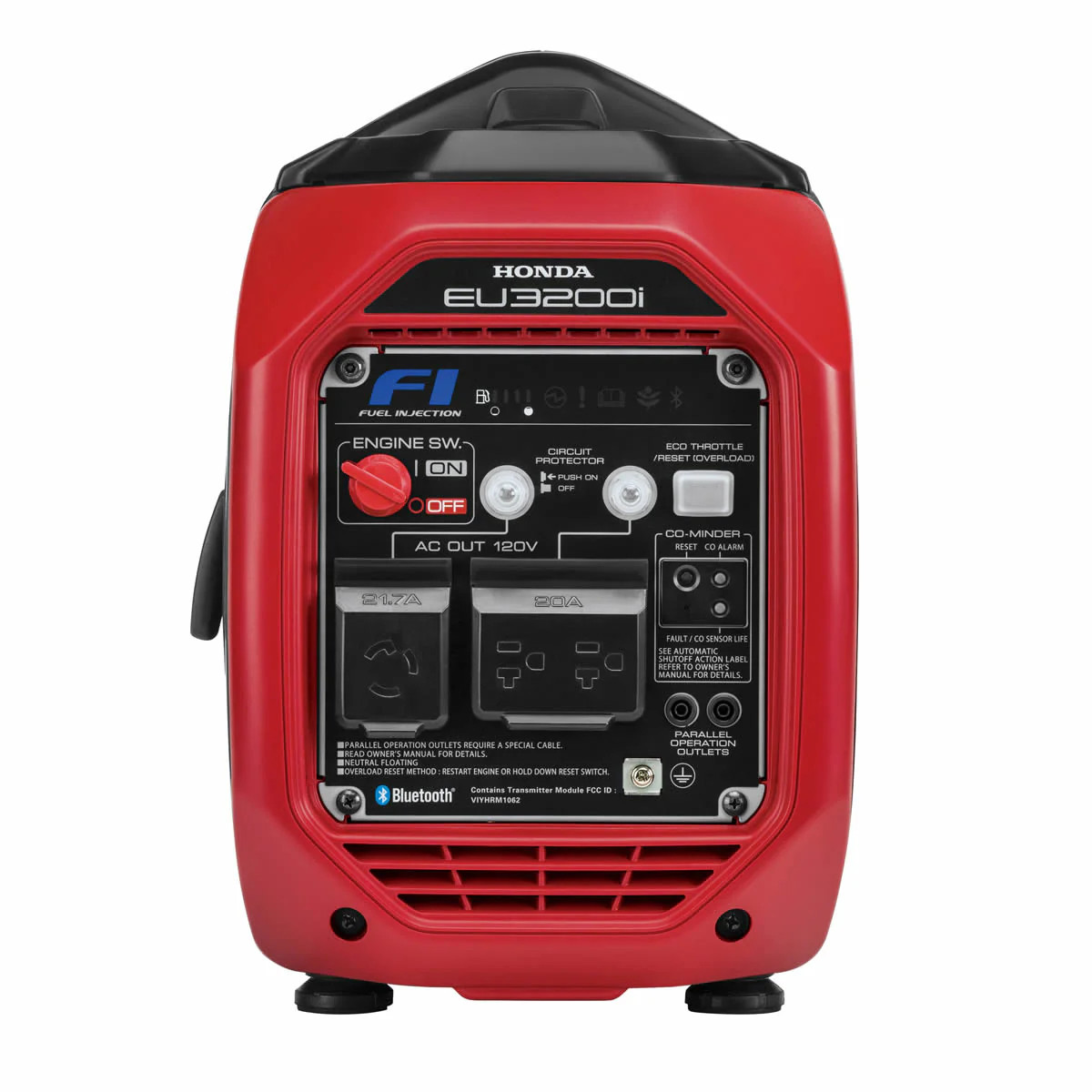Honda EU3200 3200 Watts 120V Bluetooth Inverter Generator w/ CO-MINDER