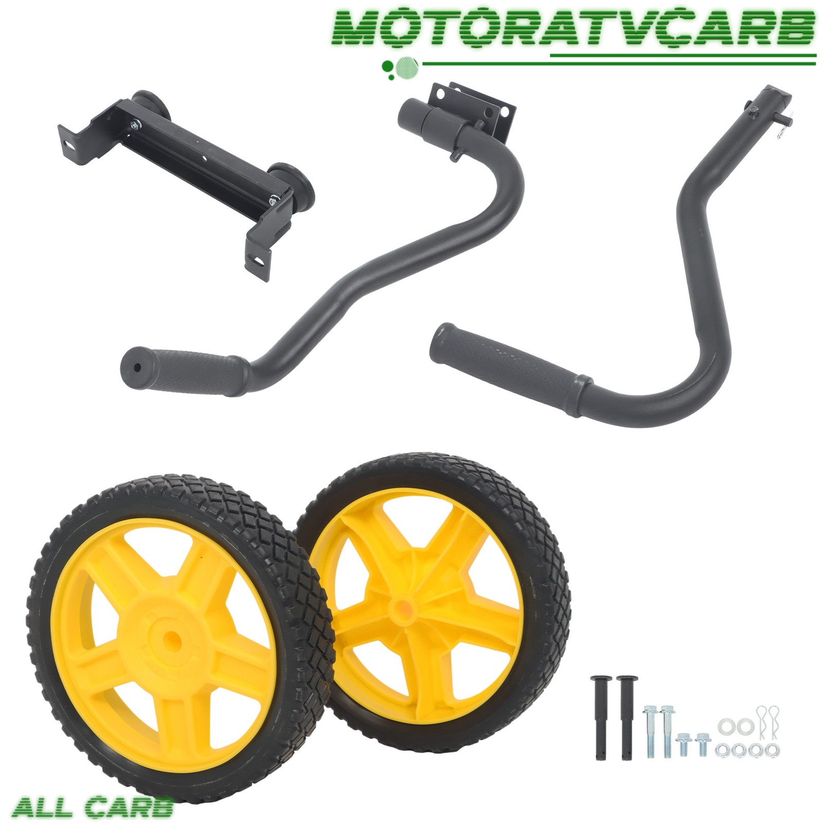 ALL-CARB For Champion Power Equipment Wheel Kit 40065 Tires & Folding Handle