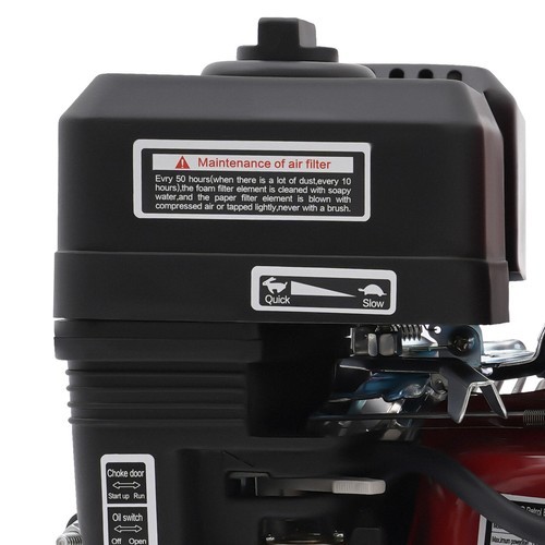 Gas-powered Pull Start 212cc 7.5 HP Air Cooling Horizontal Go Kart Engine Motor