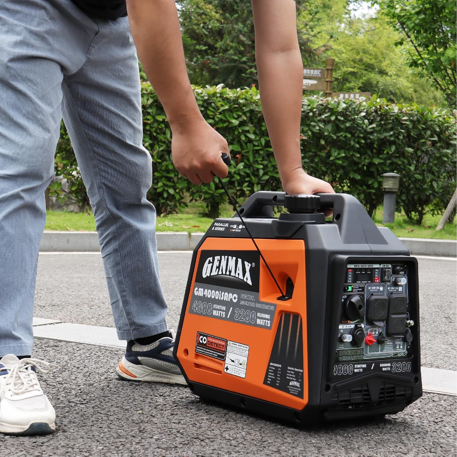 GENMAX Generator?Epa Compliant, Eco-Mode Feature, Ultra Lightweight for Backup H