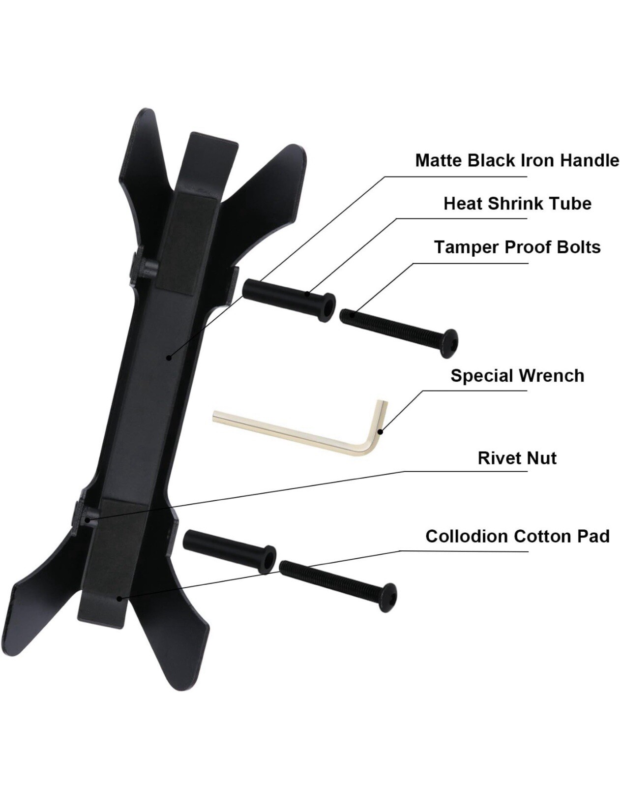 Sunluway Theft Deterrent Security Bracket for Honda Generator (2 pcs)