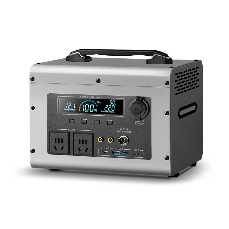 Portable Mobile Power Station Supply Bank Light Outdoor Camping Backup Battery