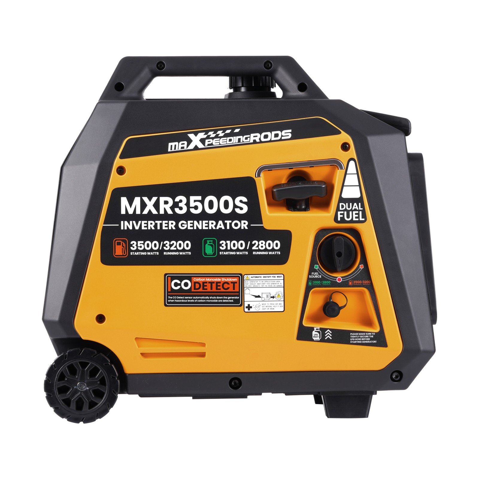 Gas LPG Powered Portable Generator 3200 Watt Electric Start Home Back up RV