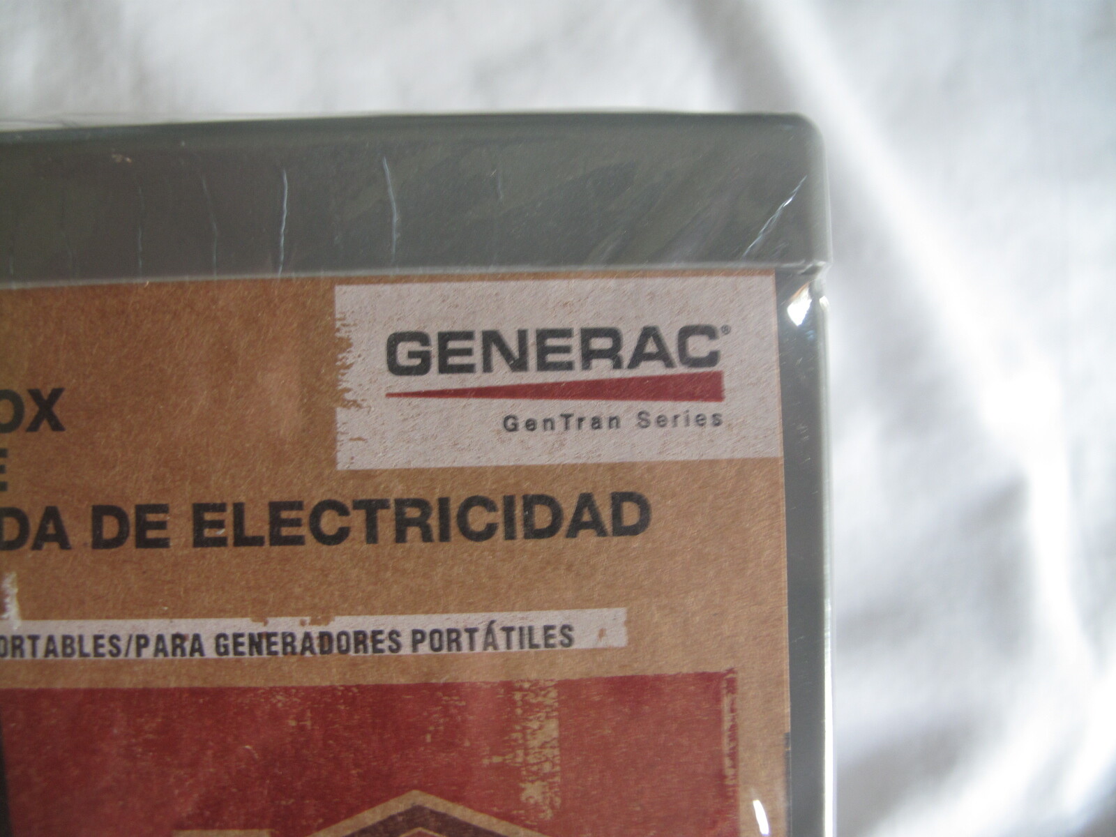 (1) NEW Generac 6338 50 Amp Outdoor Power Inlet Box Plastic CS6365 3R 125/250V