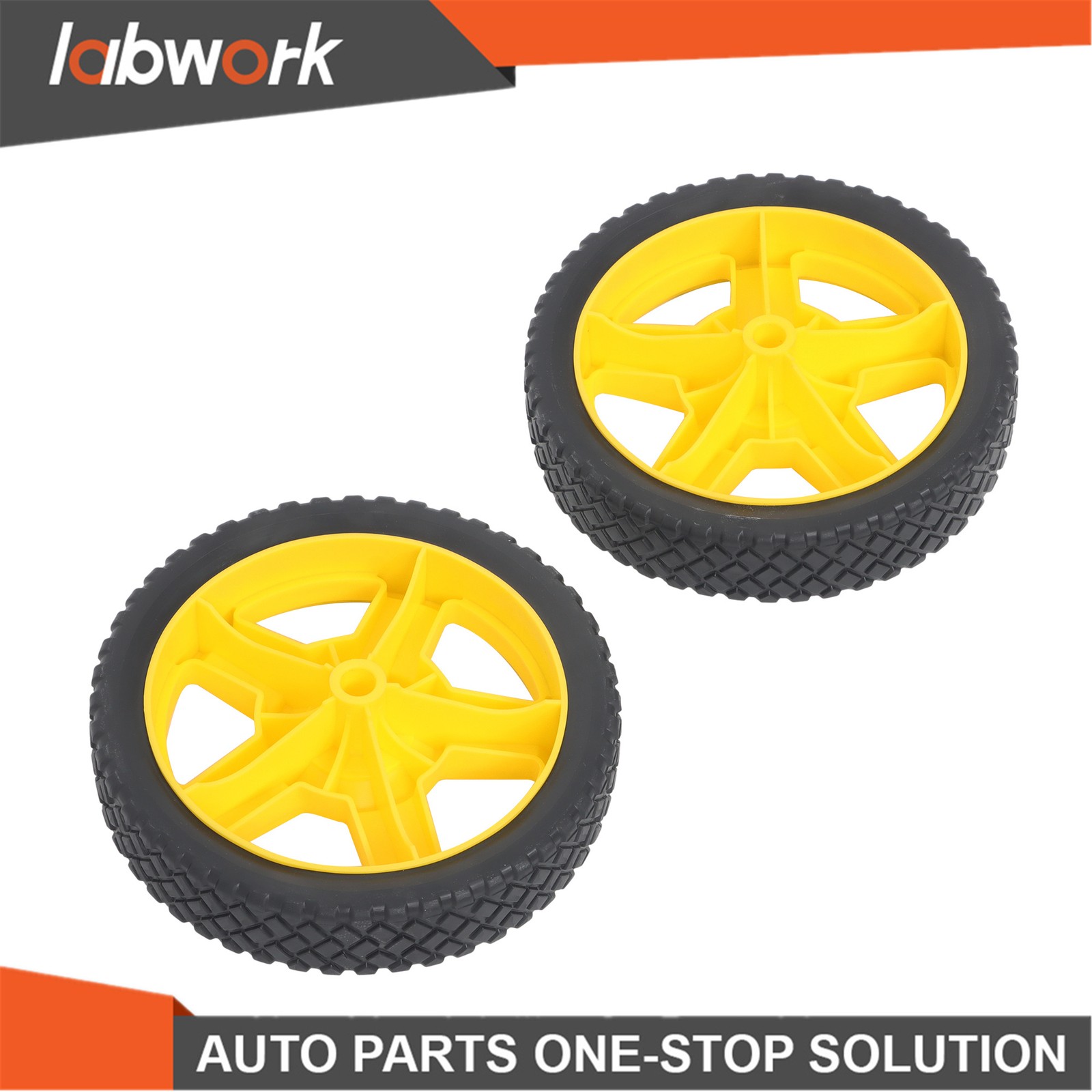 Labwork Generator Wheel Kit For 40065 W/ Folding Handle & Never Flat Tire 2 Pack