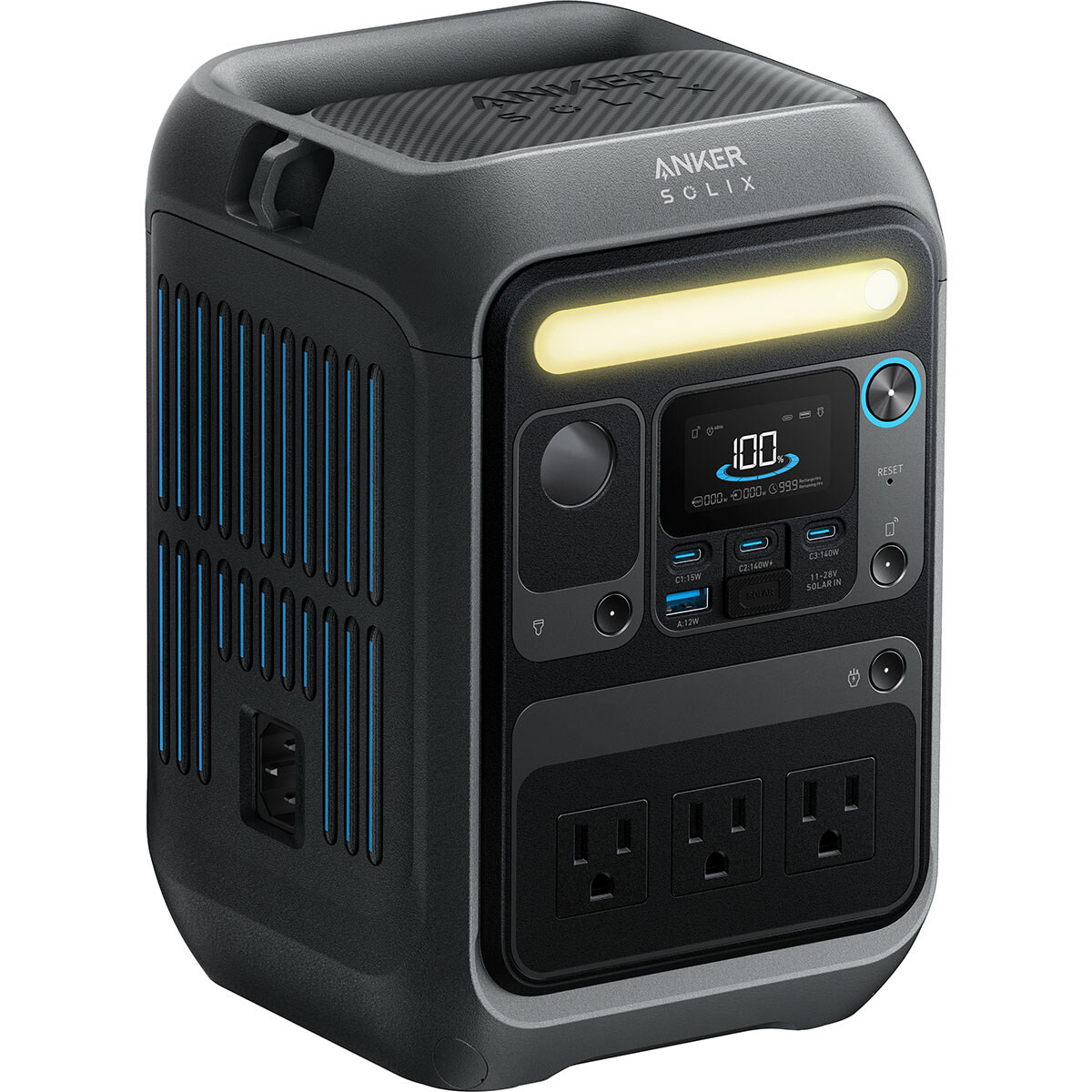 Anker SOLIX C300X Portable Power Station 288Wh 360W Solar Generator for Camping