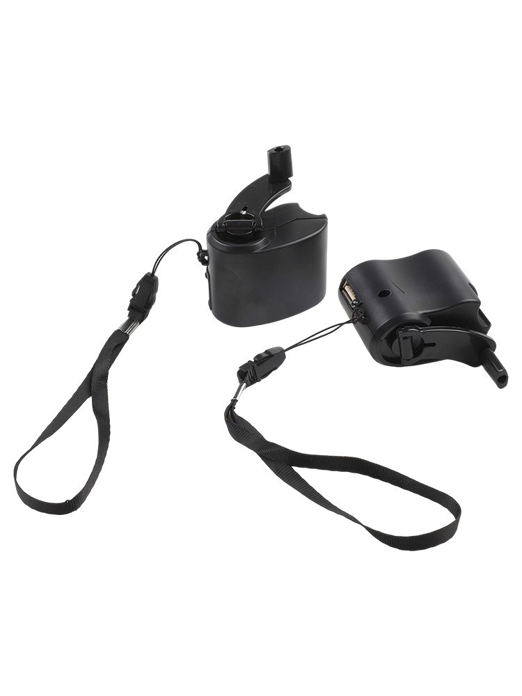 2PCS Hand Crank USB Charger Generator Travel Dynamo for Digital Devices