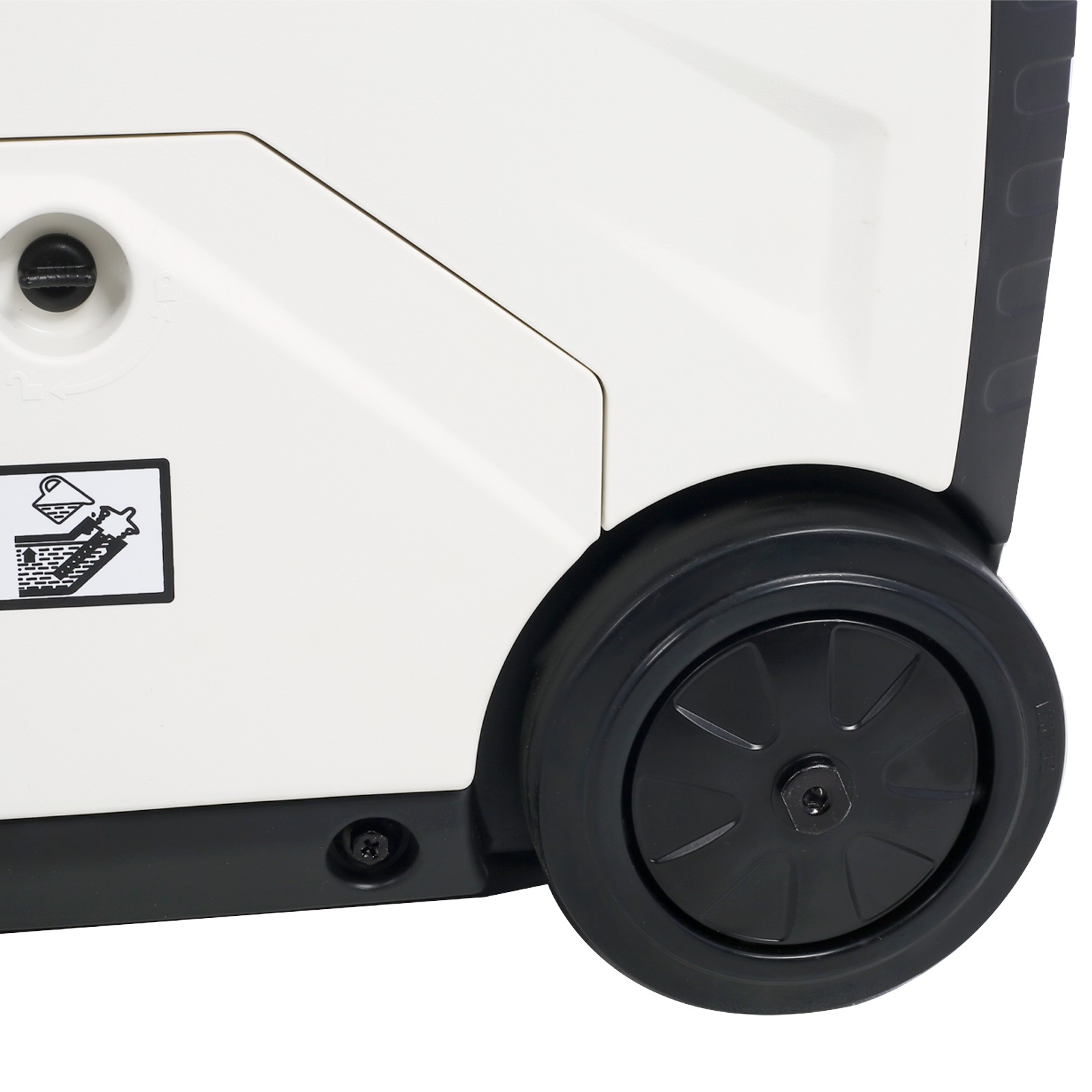 4500W Portable Inverter Generator Ultra-Quiet Gas RV Home Backup Foldable Handle