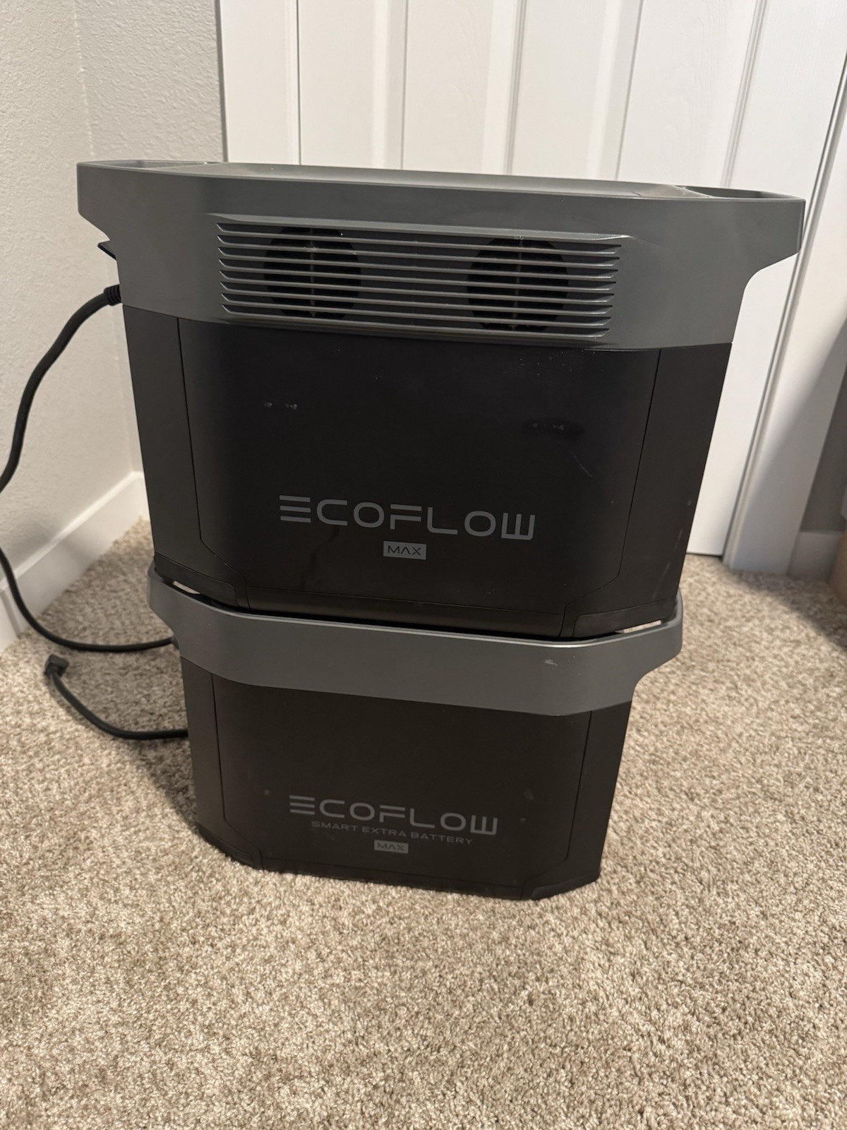 EcoFlow DELTA Max 4032Wh Solar Generator + Extra Battery USED Boise ID