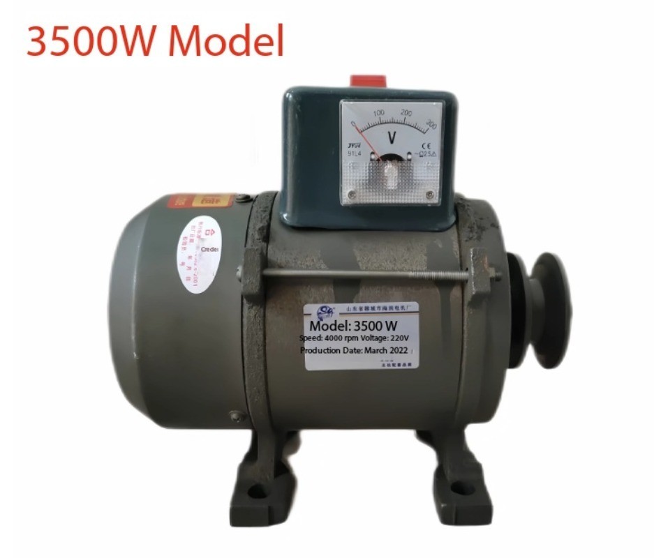 Permanent Magnet Brushless Generator with Voltage Regulator, Pure Copper Winding
