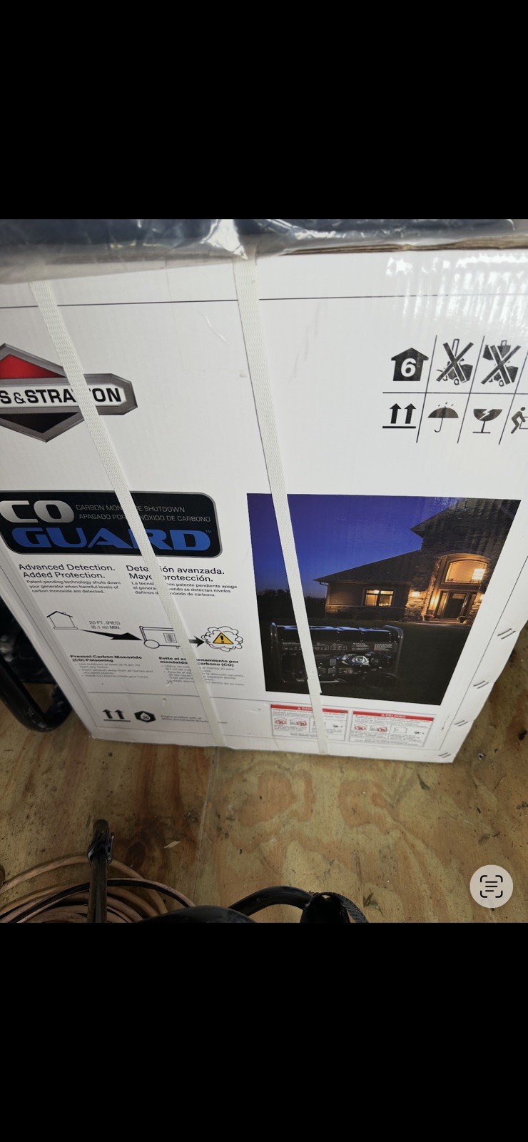 NIB Briggs & Stratton Storm Responder 8500 / 6250 -Watt Gasoline