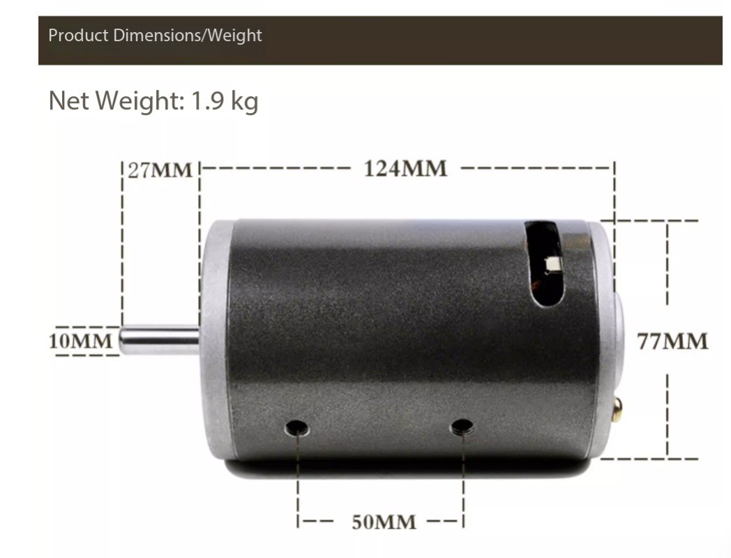 220V 550W High-Power Permanent Magnet DC Generator Wind Hydropower Human Power