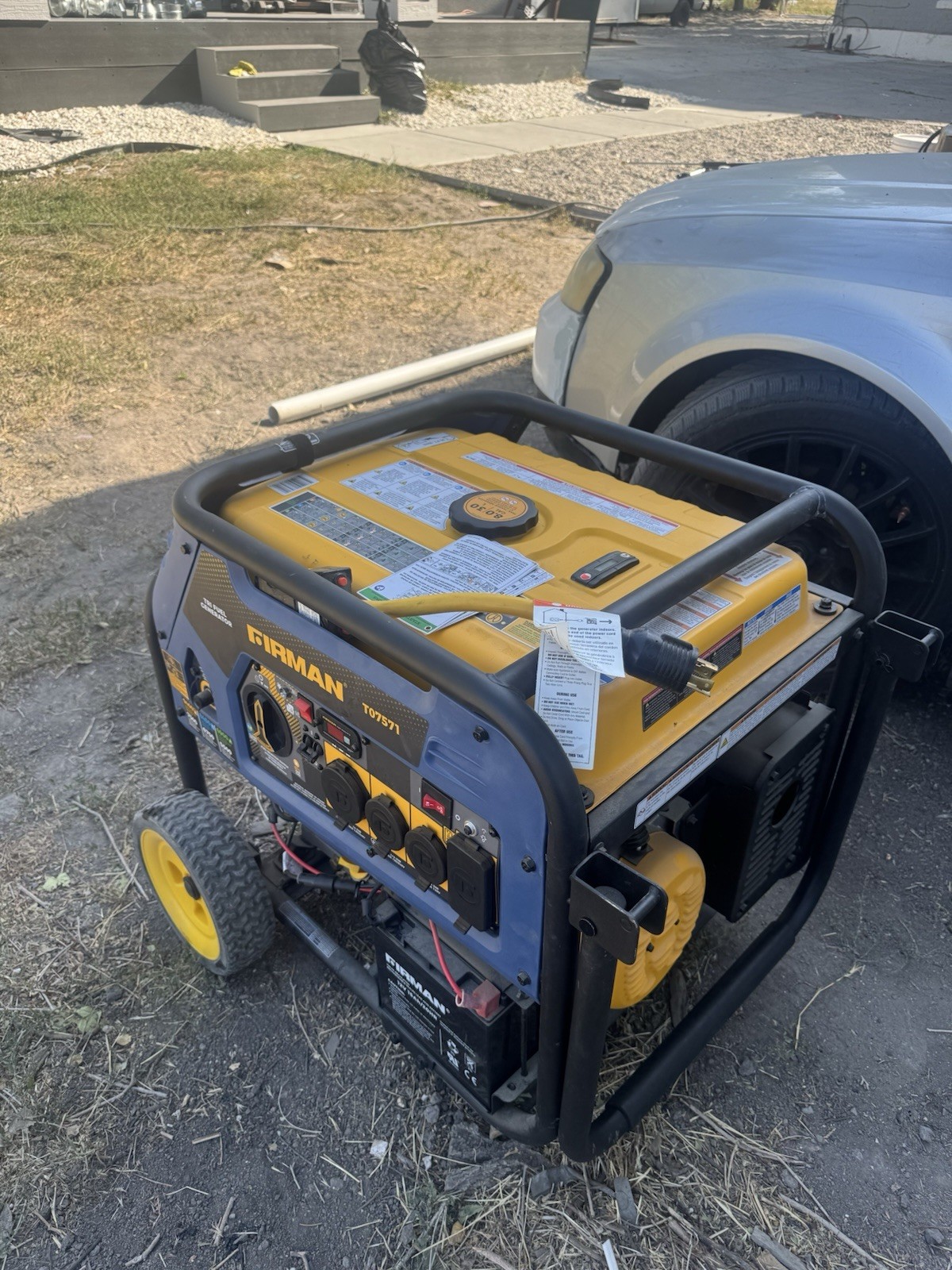 Firman T07571 9400W Peak 7500W Running Tri Fuel (GAS, LPG, NG Portable Generator