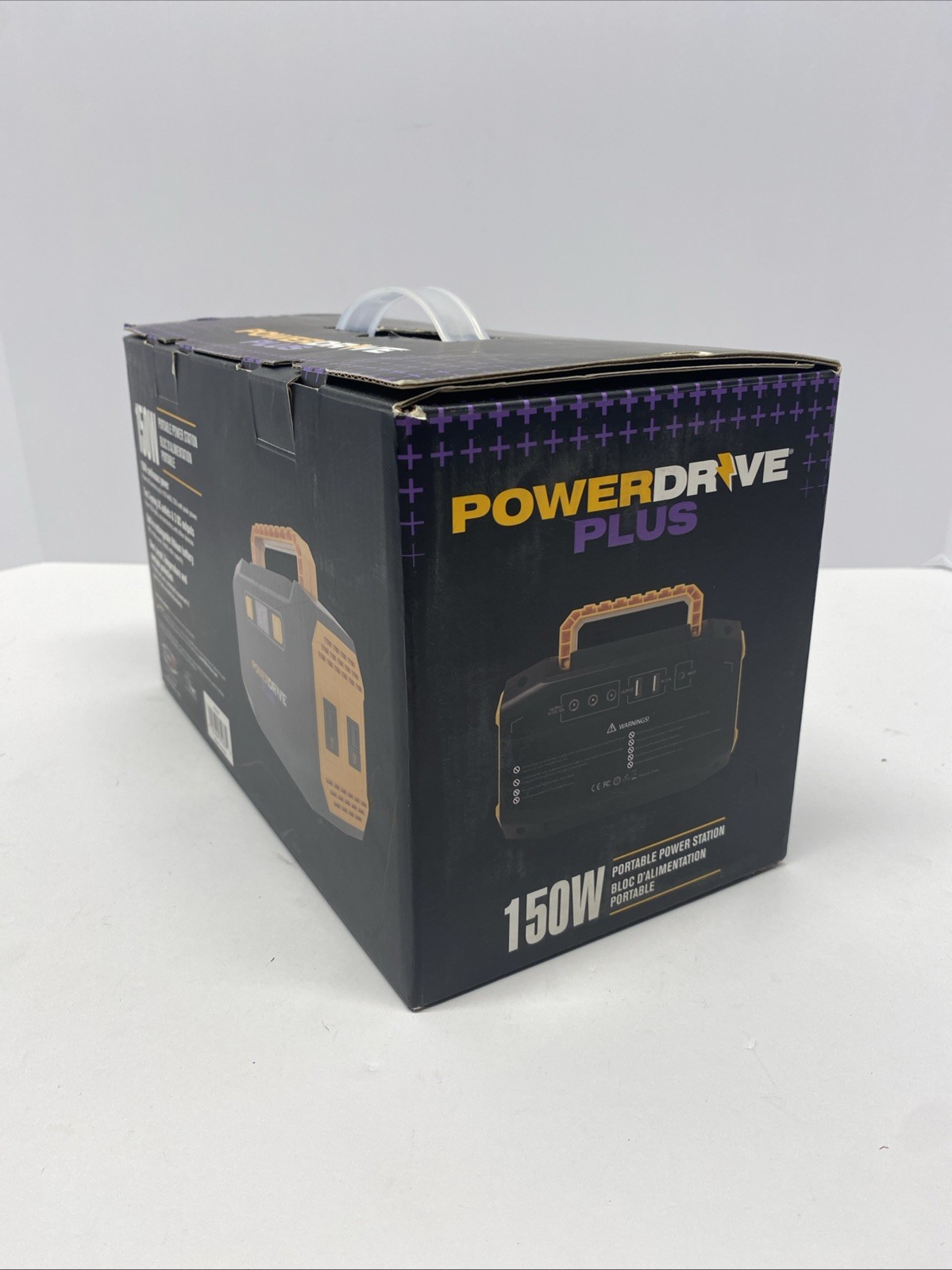 Power Drive Plus Portable Power Station (T5-B3) 150 Watt, USB, DC Ports-Open Box