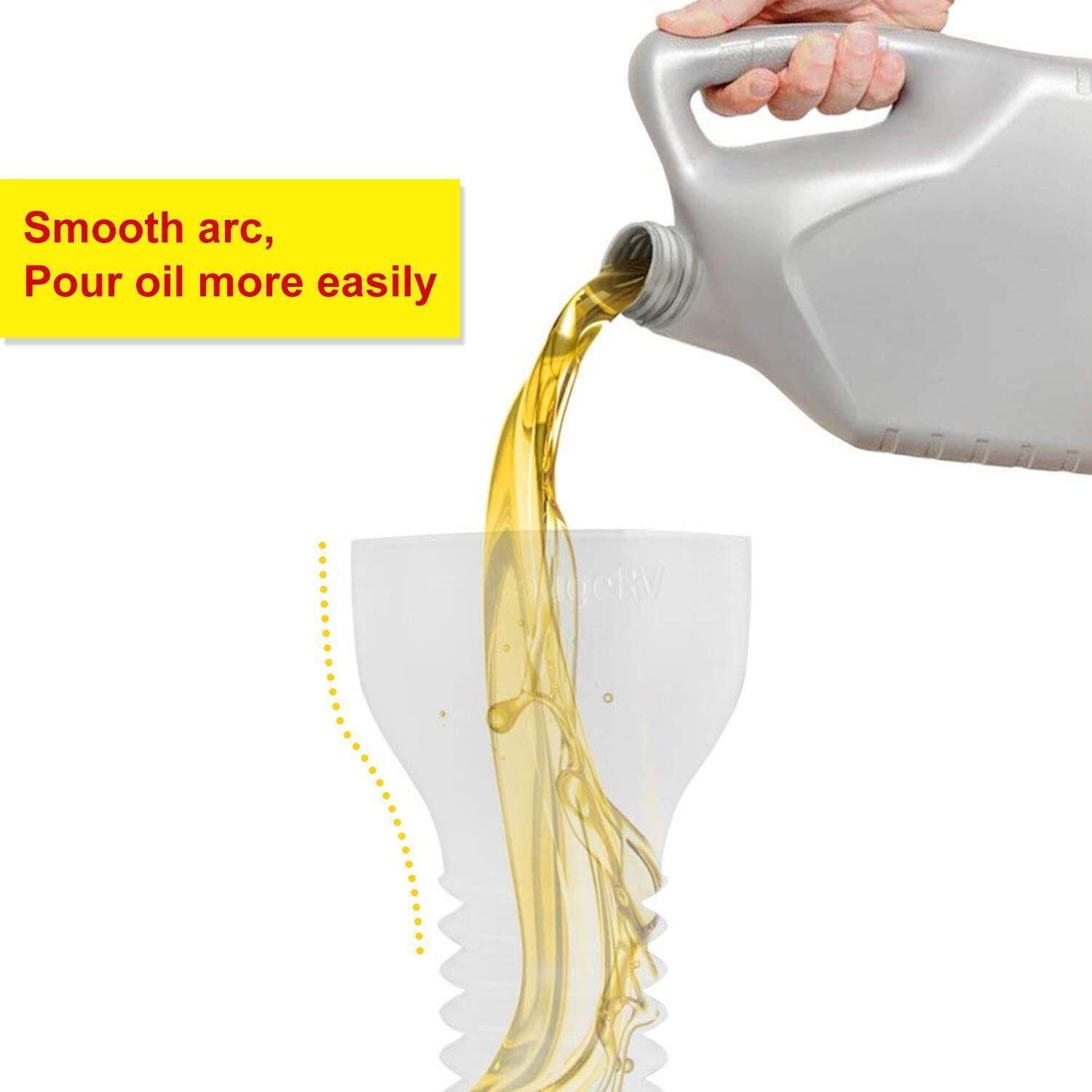 Mess Free Oil Change Funnel Tube Flexible Pipe for Honda EU1000i/2000i Plastic