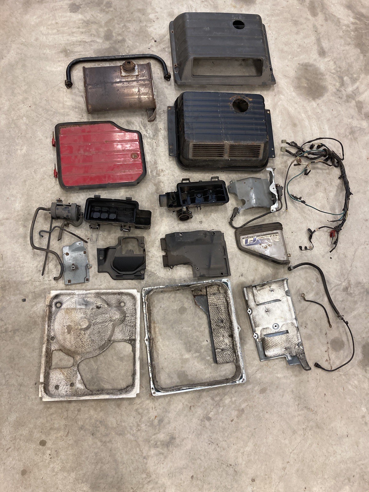 Es6500 Honda Generator Parts Motor Wiring Panels Air box Muffler