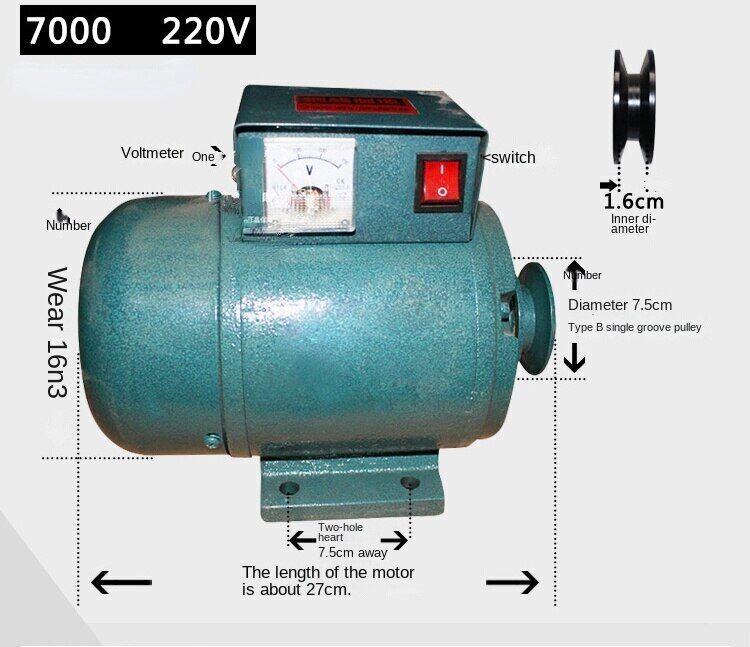 220V Generator 3500/5000/7000W High Power Permanent Magnet Lighting Generator