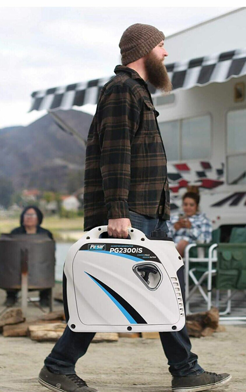 Pulsar PG2300iS 2,300 Watt Portable Small Gas Powered Inverter Power Generator
