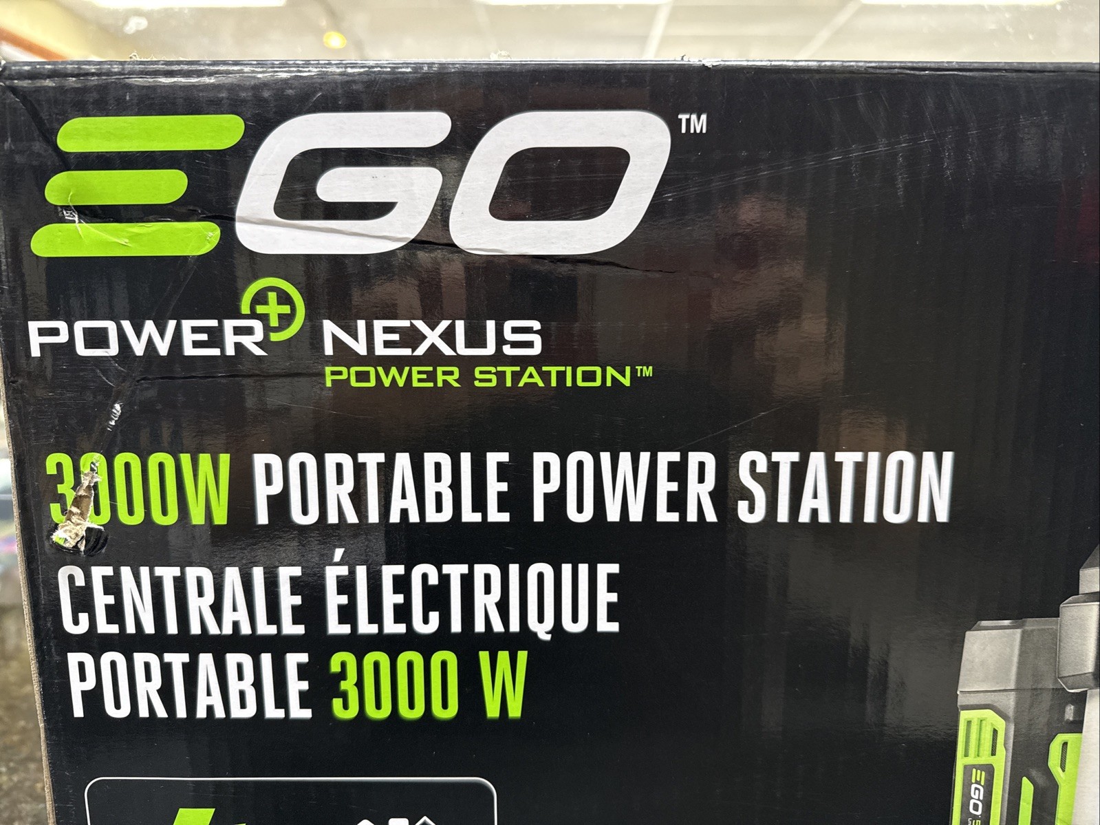 EGO #PST3042 POWER+ Nexus Portable Station 3000W—2 X 7.5 Ah Batteries + Charger